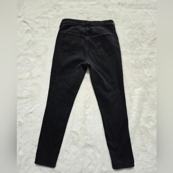Old Navy High-Rise WOW SUPER-SKINNY Black Wash Size 8 short - Picture 10 of 10